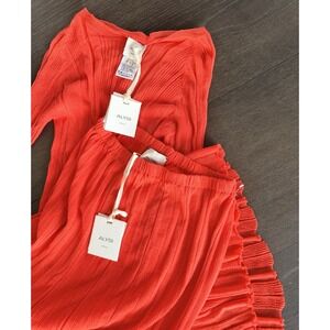 Alysi NWT 2-piece Set Skirt & Top Orange M/L